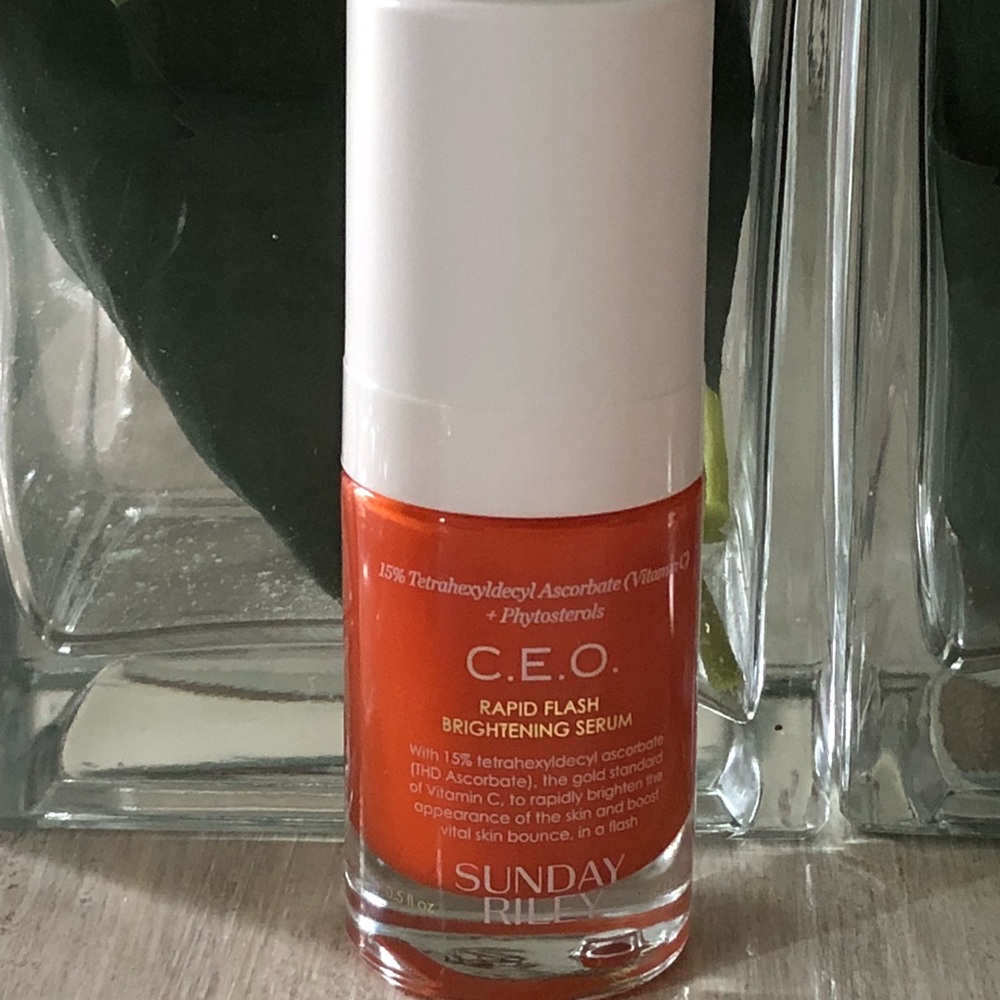 Sunday Riley CEO rapid flash brightening serum